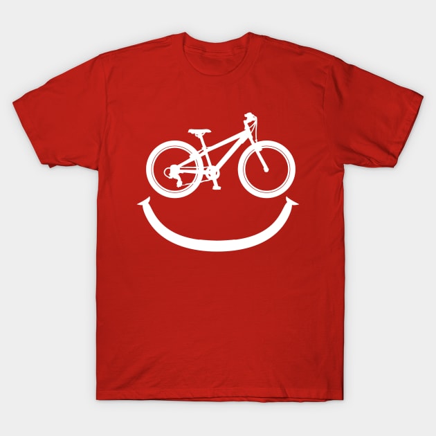 Cycle Smiley 1 T-Shirt by SillyShirts